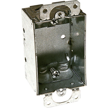 Raco Switch Box, Wall Box Type, 1 Gang, Steel 410